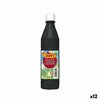 Tempera Jovi Black 500 ml (12 Units)