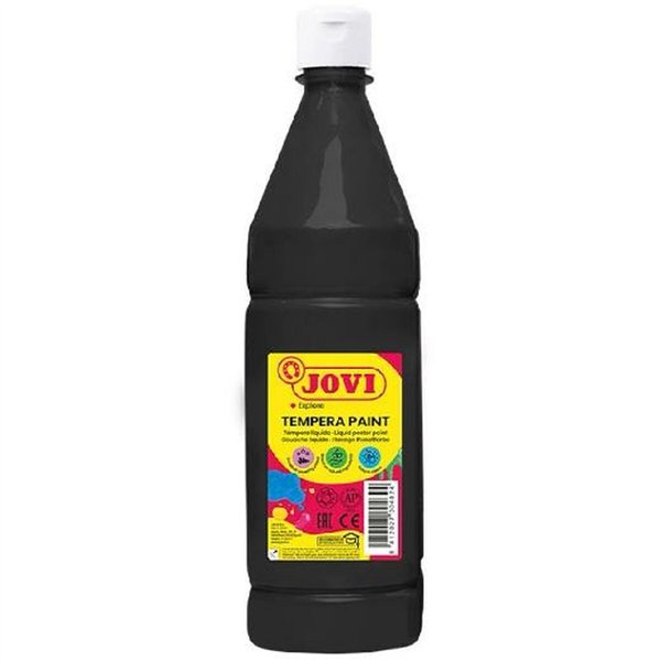 Tempera Jovi Black 1 L (6 Units)