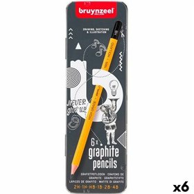 Pencil Set Talens Bruynzeel Burotek 6 Pieces (6 Units)