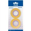 Adhesive Tape Set Milan Yellow 12 mm x 33 m 2 Pieces (12 Units)