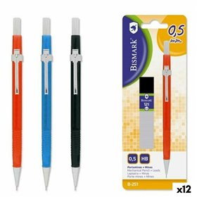Pencil Lead Holder Bismark Multicolour 0,5 mm (12 Units)