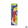 Refill for ballpoint pen Bismark B-110 Red 0,7 mm (12 Units)