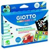 Set of Felt Tip Pens Giotto Multicolour 6 Pieces (6 Units)