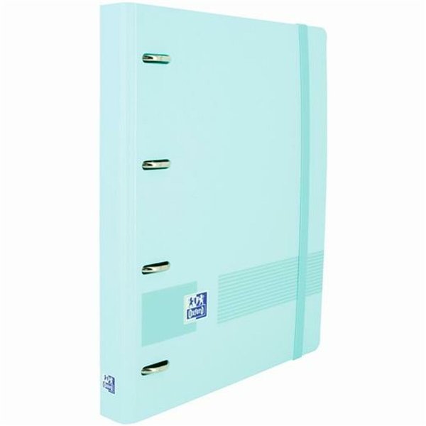 Ring binder Oxford EuropeanBinder Pastel Blue A4+ (4 Units)