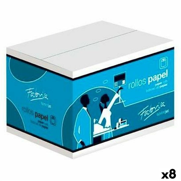 Thermal Paper Roll Fabrisa ELECTRA White 75 x 65 mm 10 Pieces (8 Units)