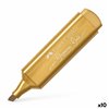 Highlighter Faber-Castell TEXTLINER 46 Golden (10 Units)