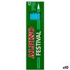 Colouring pencils Alpino Light Blue 12 Pieces (10 Units)
