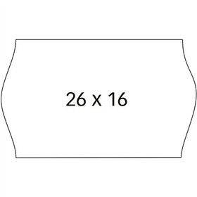 Roll of Labels Apli White 26 x 16 mm 6 Pieces (30 Units)