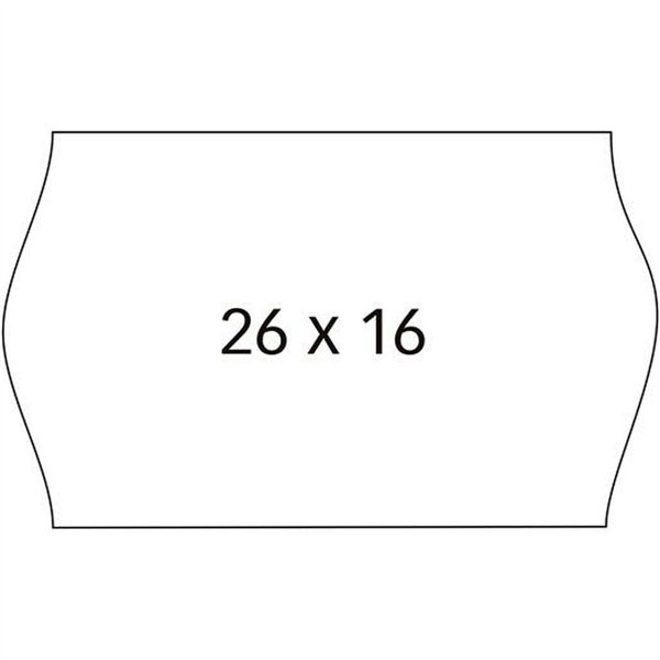 Roll of Labels Apli White 26 x 16 mm 6 Pieces (30 Units)