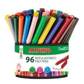 Set of Felt Tip Pens Alpino CLASSBOX Multicolour (12 Units)