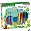 Painting set Alpino Baby Multicolour 36 Pieces (4 Units)