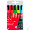 Liquid chalk marker Apli 5 Pieces (30 Units)