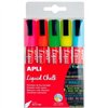 Liquid chalk marker Apli 5 Pieces (30 Units)