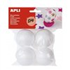 Materials for Handicrafts Apli 45 mm Ball White (20 Units)