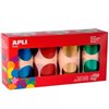 Stickers Apli Gomets Multicolour Circular 4 Pieces (2 Units)