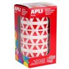 Stickers Apli Gomets Red Triangular (36 Units)