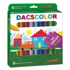 Coloured crayons Alpino Dacscolor Multicolour (24 Units)