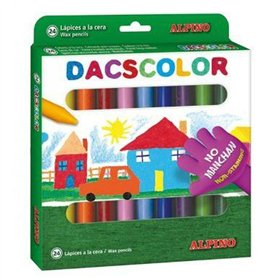Coloured crayons Alpino Dacscolor Multicolour (24 Units)