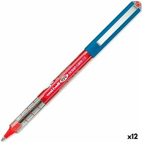 Liquid ink pen Uni-Ball ROLLERBALL EYE OCEAN CARE 0,5 mm Red (12 Units)