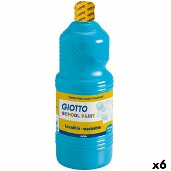 Tempera Giotto Cyan 1 L (6 Units)