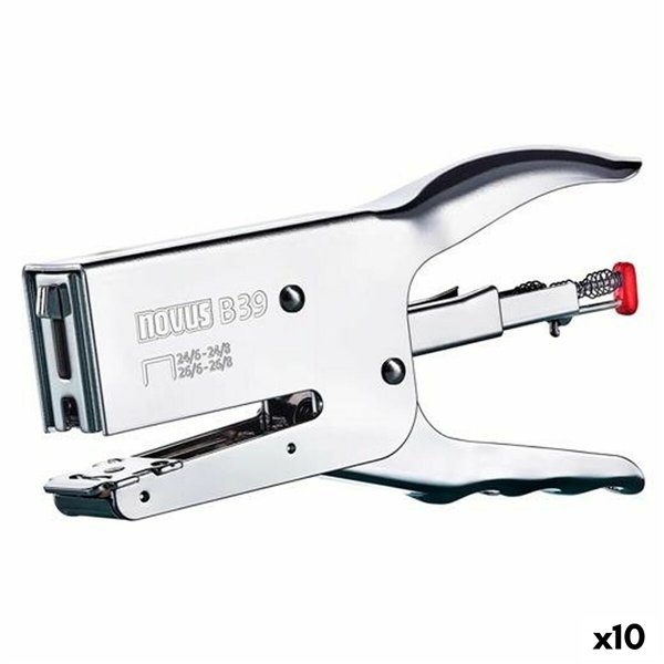Stapler Novus B 39 Silver (10 Units)