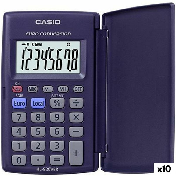 Calculator Casio HL-820VER Violet (10 Units)