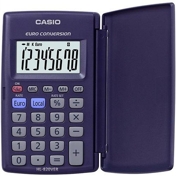 Calculator Casio HL-820VER Violet (10 Units)