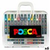 Set of Felt Tip Pens POSCA Multicolour (6 Units)