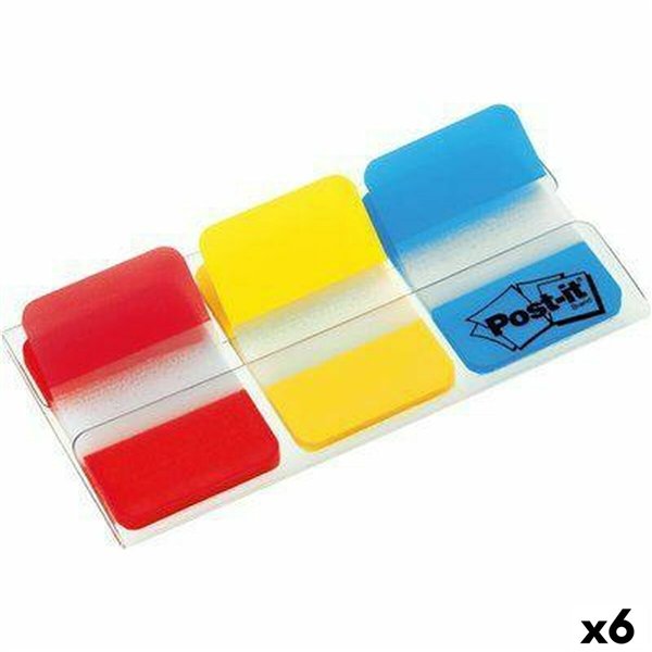 Sticky Notes Post-it Multicolour 22 Sheets 25 x 38 mm (6 Units)