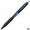 Liquid ink pen Uni-Ball Jetstream SXN-101-07 Blue 0,7 mm (12 Units)