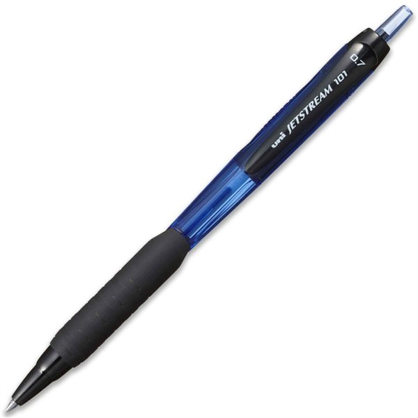 Liquid ink pen Uni-Ball Jetstream SXN-101-07 Blue 0,7 mm (12 Units)