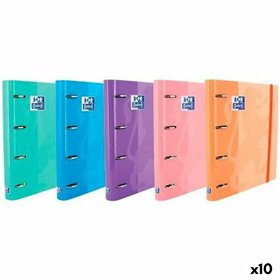 Ring binder Oxford EUROPEANBINDER Multicolour A4+ (10 Units)