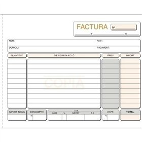 Invoice Check-book 1/4 (5 Units)