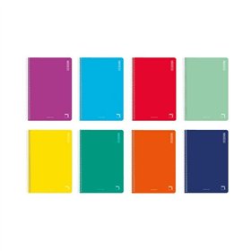 Set of exercise books Pacsa BASIC Quarto 80 Sheets 10 Pieces (6 Units)