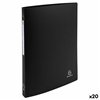 Ring binder Exacompta Black A4 (20 Units) (4 Units)