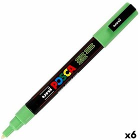 Acrylic paint marker POSCA PC-3M Light Green 0,9-1,3 mm (6 Units)
