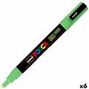 Acrylic paint marker POSCA PC-3M Light Green 0,9-1,3 mm (6 Units)