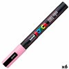 Acrylic paint marker POSCA PC-3M Light Pink 0,9-1,3 mm (6 Units)