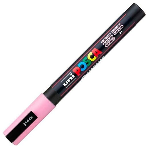 Acrylic paint marker POSCA PC-3M Light Pink 0,9-1,3 mm (6 Units)