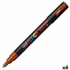 Acrylic paint marker POSCA PC-3M Bronze 0,9-1,3 mm (6 Units)