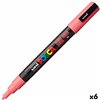 Acrylic paint marker POSCA PC-3M Coral 0,9-1,3 mm (6 Units)
