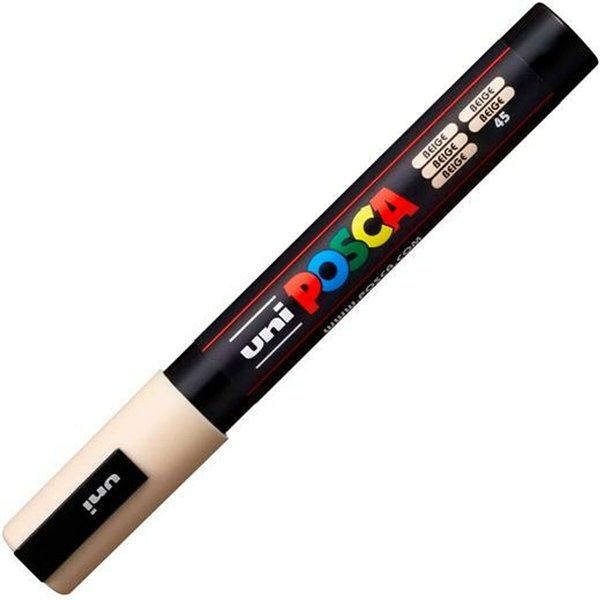 Acrylic paint marker POSCA PC-5M Beige 1,8-2,5 mm (6 Units)
