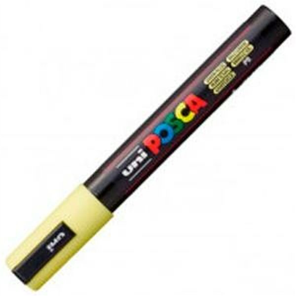 Acrylic paint marker POSCA PC-5M Yellow 1,8-2,5 mm (6 Units)