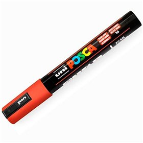 Acrylic paint marker POSCA PC-5M Ruby 1,8-2,5 mm (6 Units)