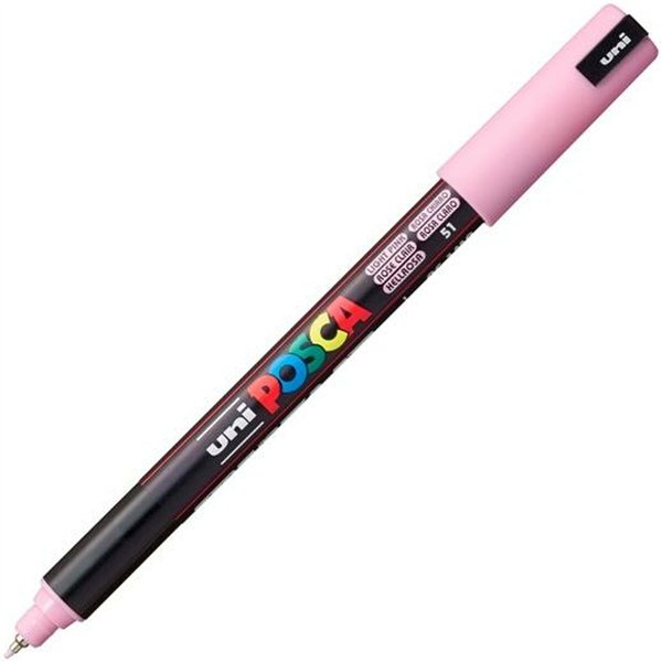 Felt-tip pens POSCA Light Pink (6 Units)