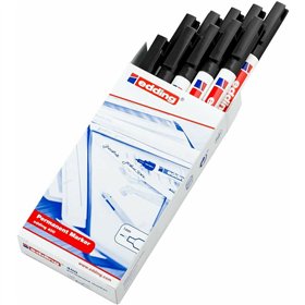 Permanent marker Edding 400-01 Black 1 mm (10 Units)