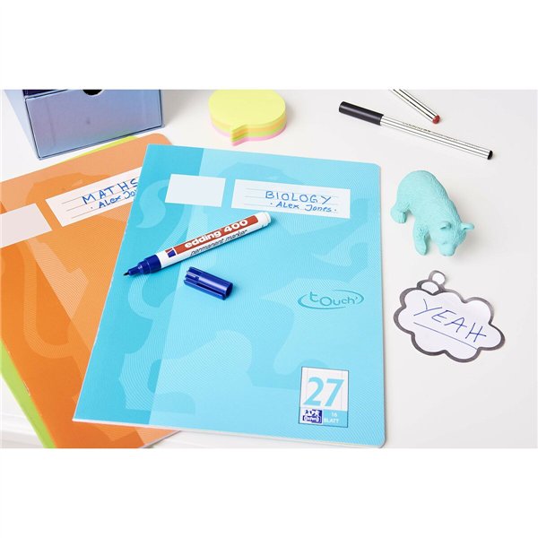 Permanent marker Edding 400-01 Black 1 mm (10 Units)