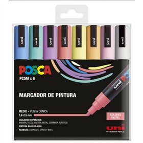 Cabin suitcase POSCA 182634810 Multicolour 8 Pieces