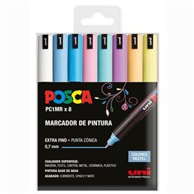 Acrylic paint marker POSCA PC-1MR/8C Cake 0,7 mm 8 Pieces