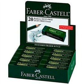 Eraser Faber-Castell Green (20 Units)